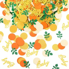 100/200Pcs Orange Confetti