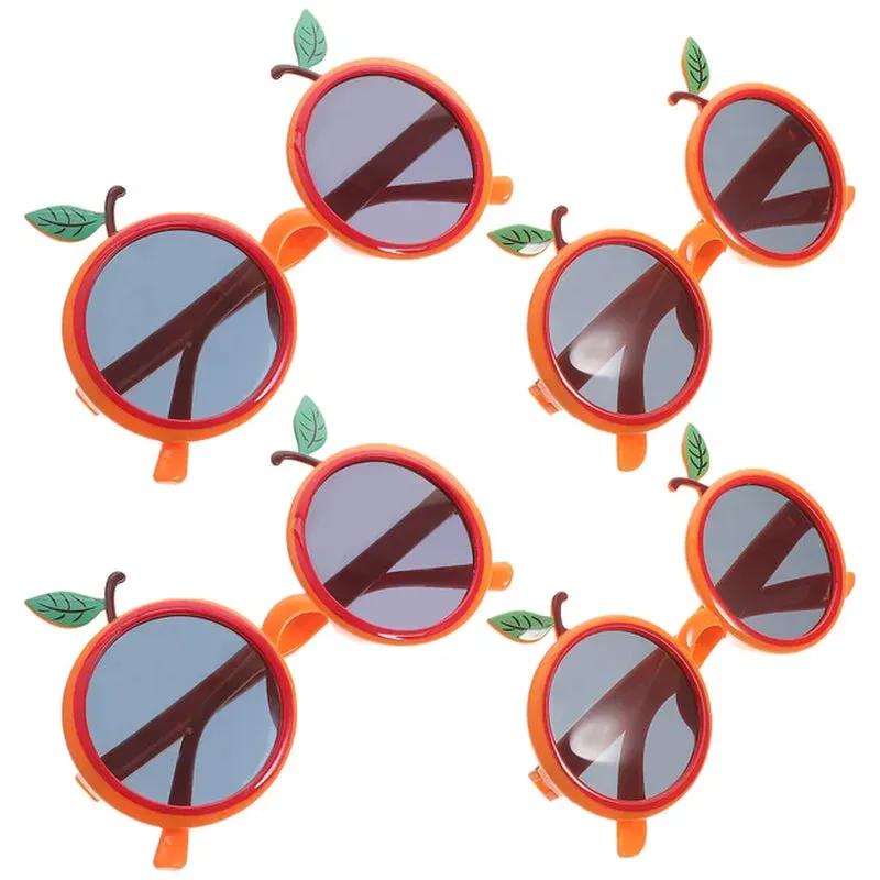 4 Pcs Orange Kids Glasses