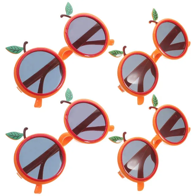 4 Pcs Orange Kids Glasses