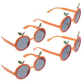 4 Pcs Orange Kids Glasses
