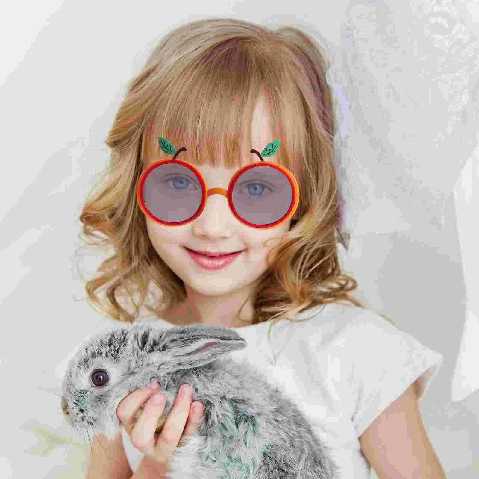 4 Pcs Orange Kids Glasses