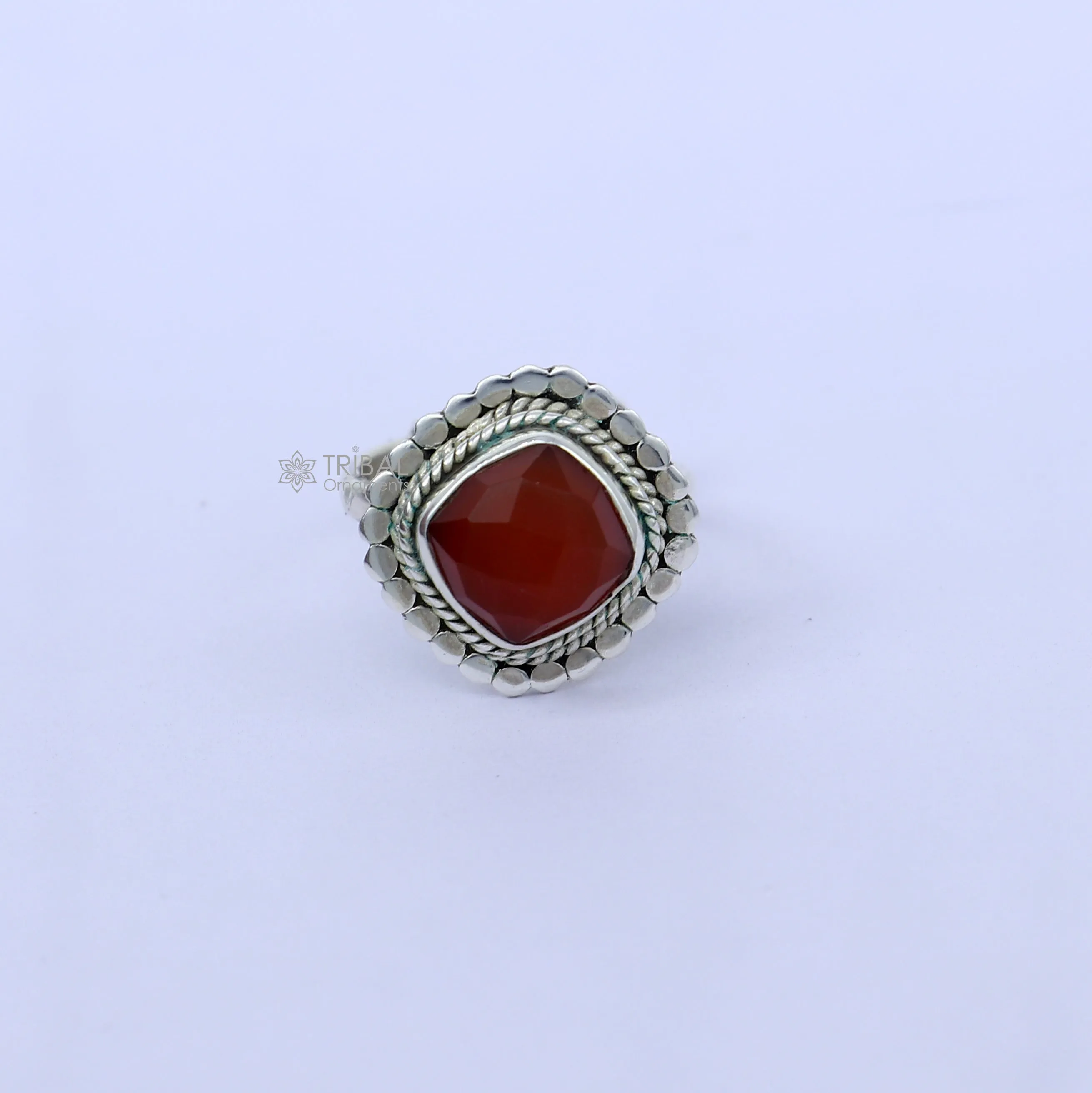 925 sterling silver carnelian ring Jewelry sr722