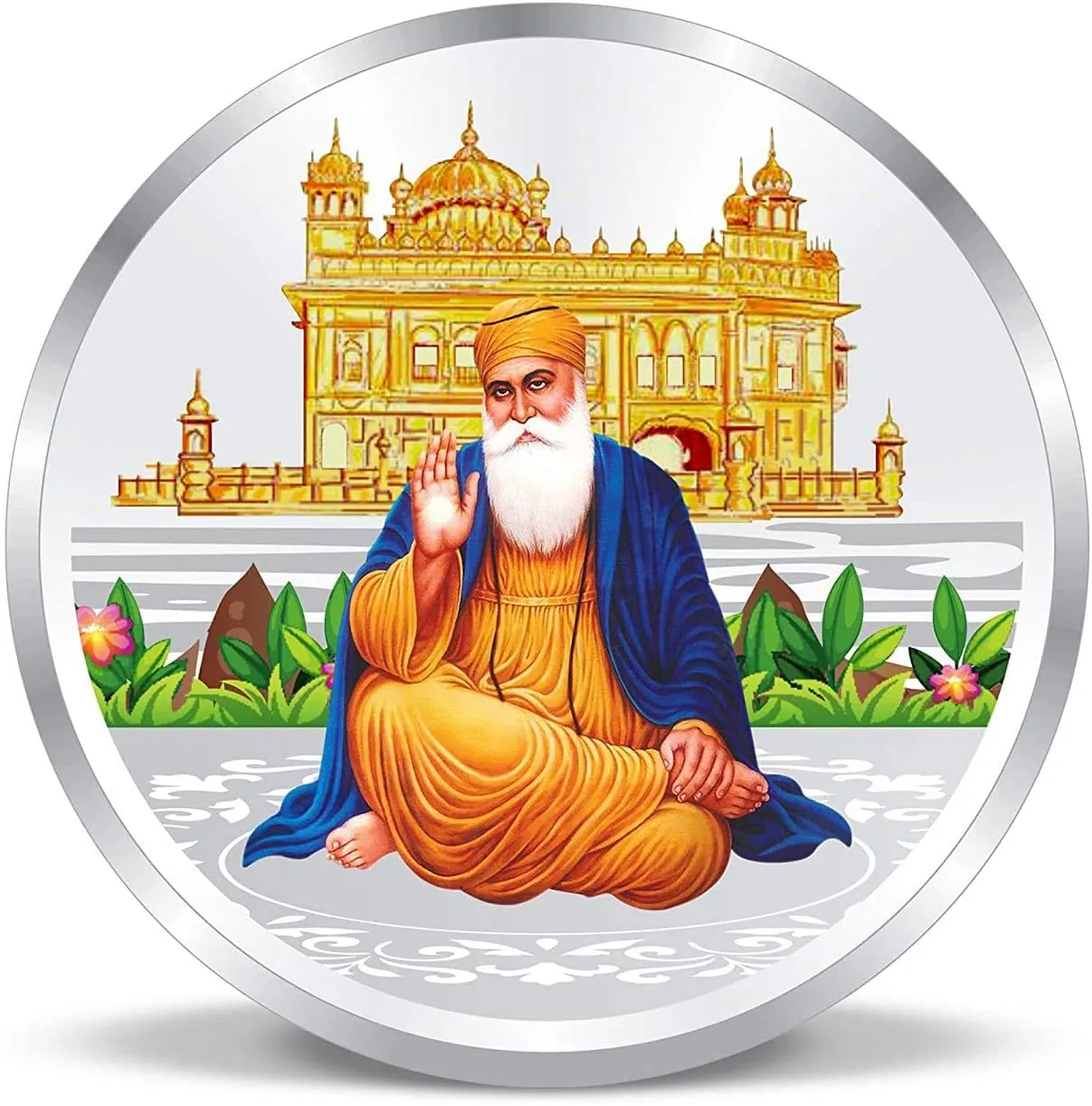 999 Guru Nanak Pure Silver Coin