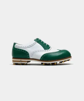 ALL CLASSIC Golf Noble Wingtip Classic Golf Shoes - Green