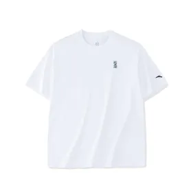 ANTA Men's Free To Dream Night Game Basketball SS Tee Shirt