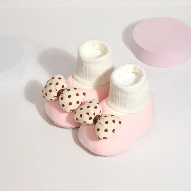 Baby Girl Sock Shoes - Bowknot