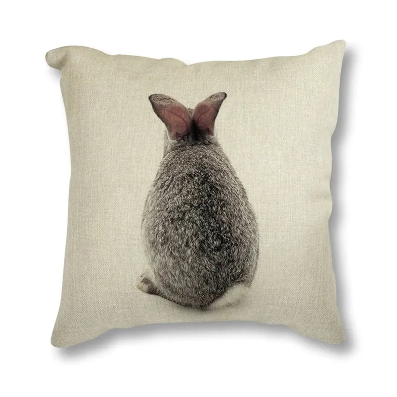 Bunny Rabbit Decorative Cushion Cover