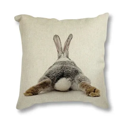 Bunny Rabbit Decorative Cushion Cover