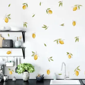 Cartoon Lemons Wall Stickers