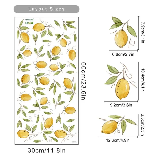 Cartoon Lemons Wall Stickers