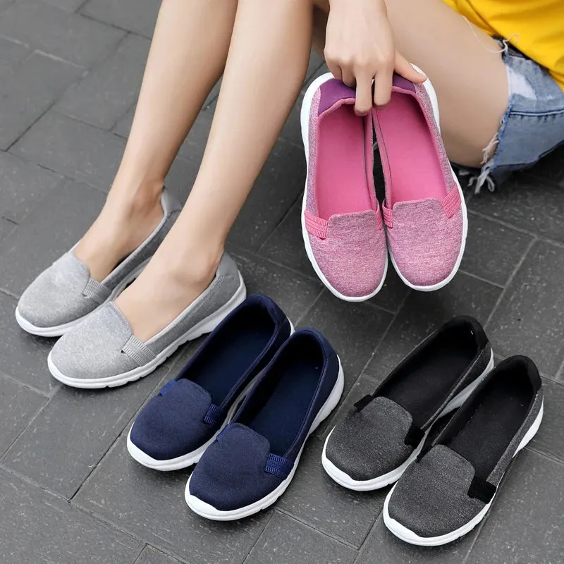 Casual Slip-On Mesh Loafers for Women