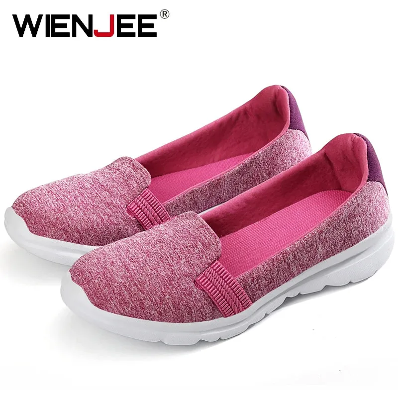 Casual Slip-On Mesh Loafers for Women