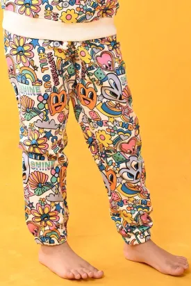 CHILL OUT FLEECE JOGGER - WHITE