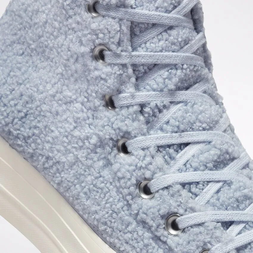 Converse Chuck Taylor All Star Lift Hi 572240C Womens Blue Platform Shoes C109