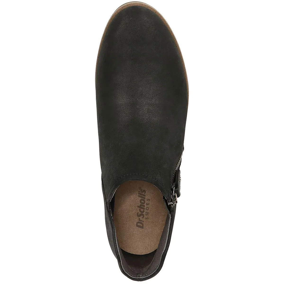 Dr. Scholl's Shoes Womens Avenue Zip Leather Ankle Booties