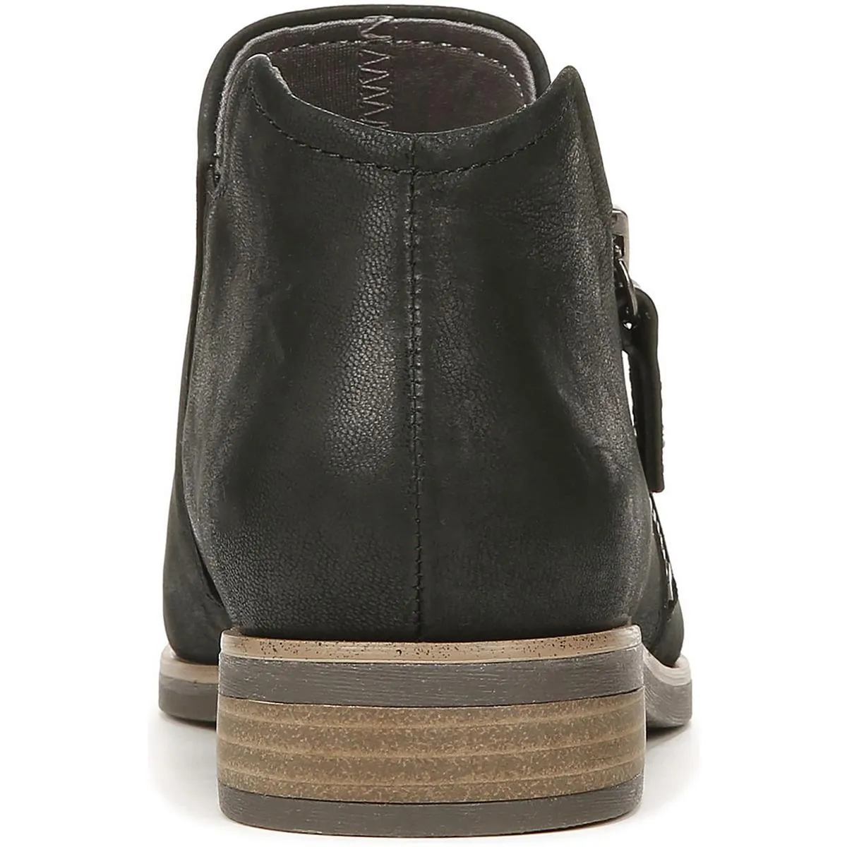 Dr. Scholl's Shoes Womens Avenue Zip Leather Ankle Booties