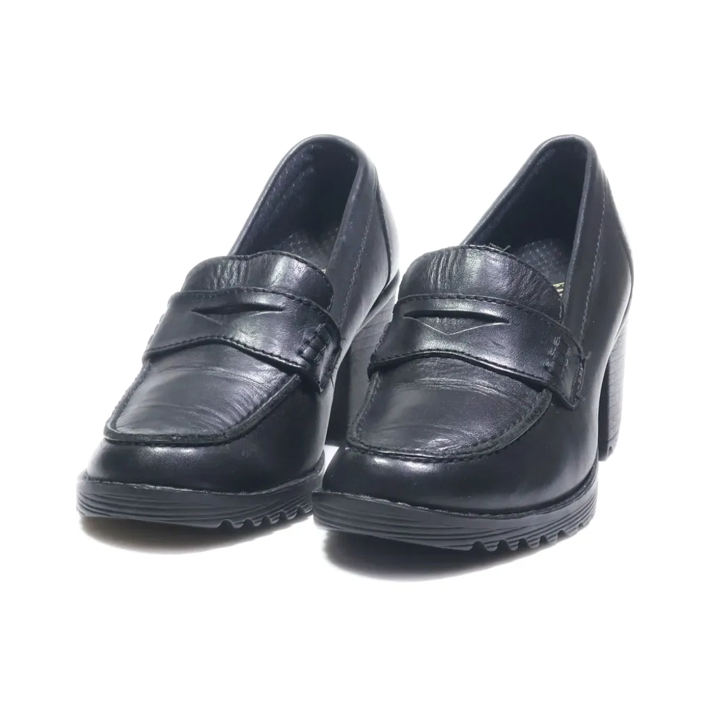 Eastland Mid-Heel Shoes Leather Black Colour For Women