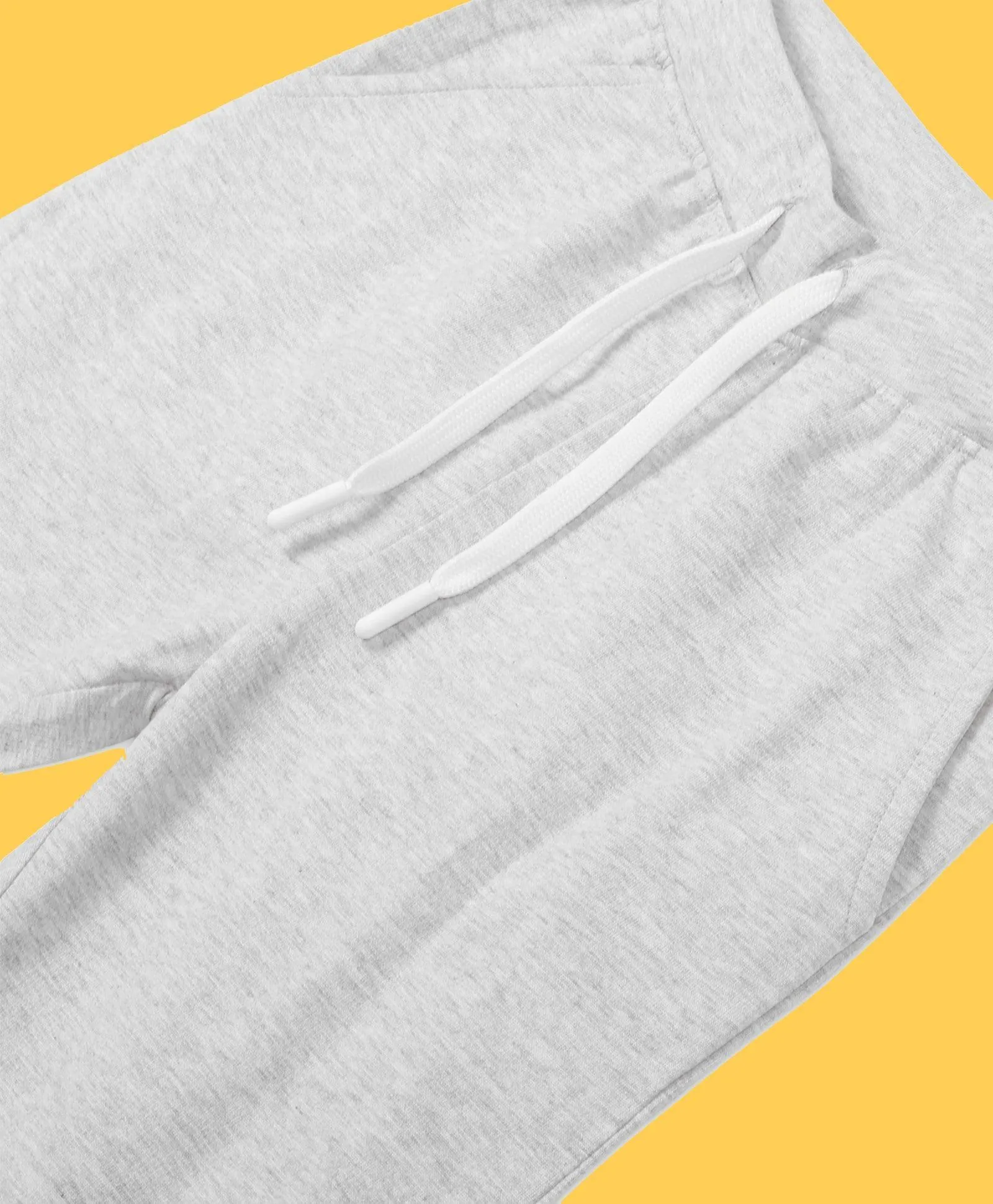 ECRU MELANGE TERRY JOGGER - GREY