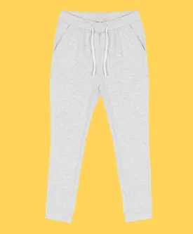 ECRU MELANGE TERRY JOGGER - GREY
