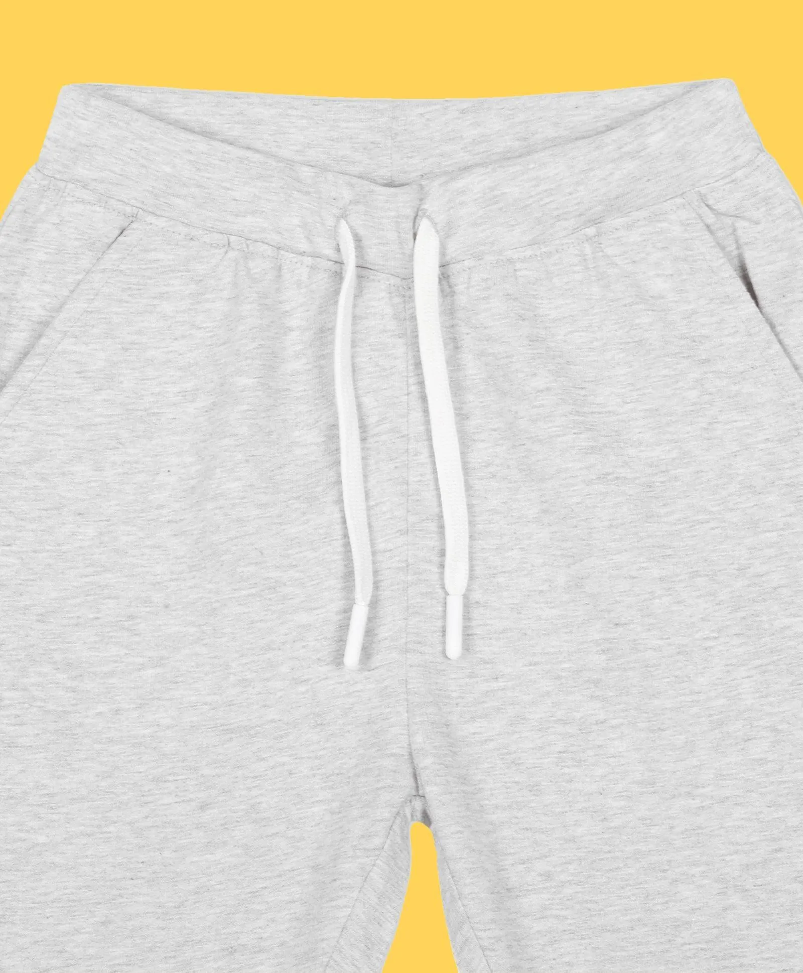 ECRU MELANGE TERRY JOGGER - GREY