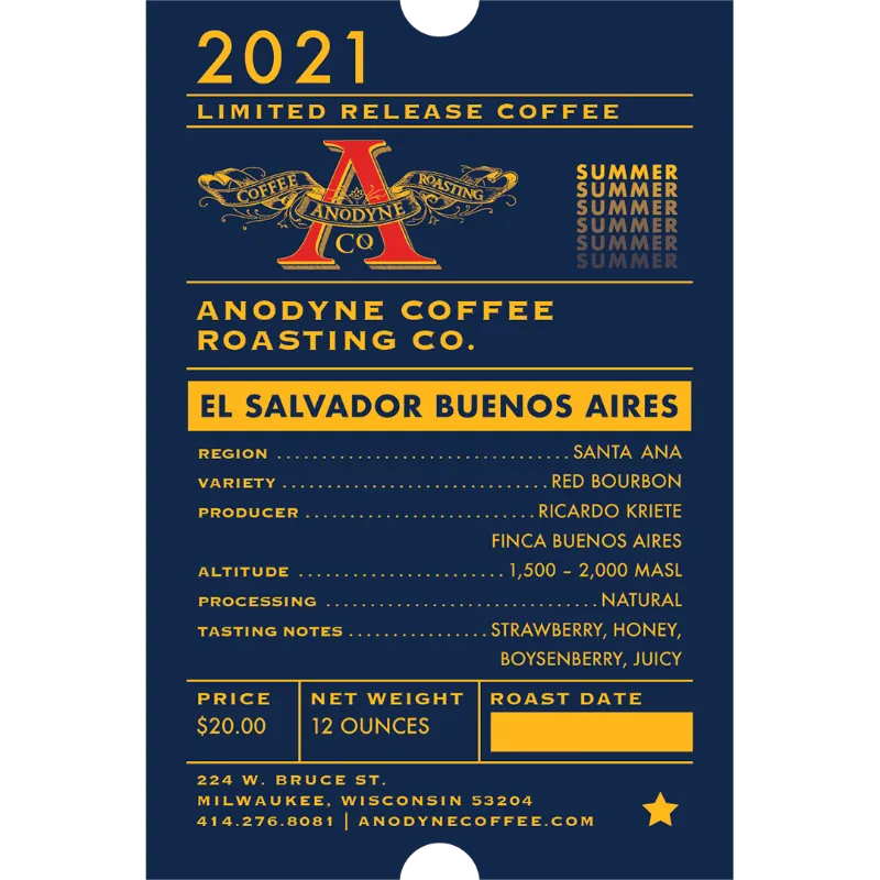 El Salvador Finca Buenos Aires