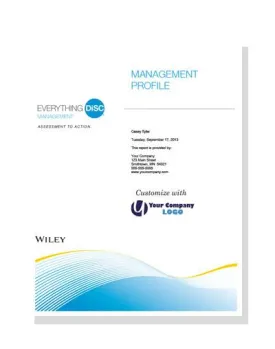 Everything DiSC® Management Profile