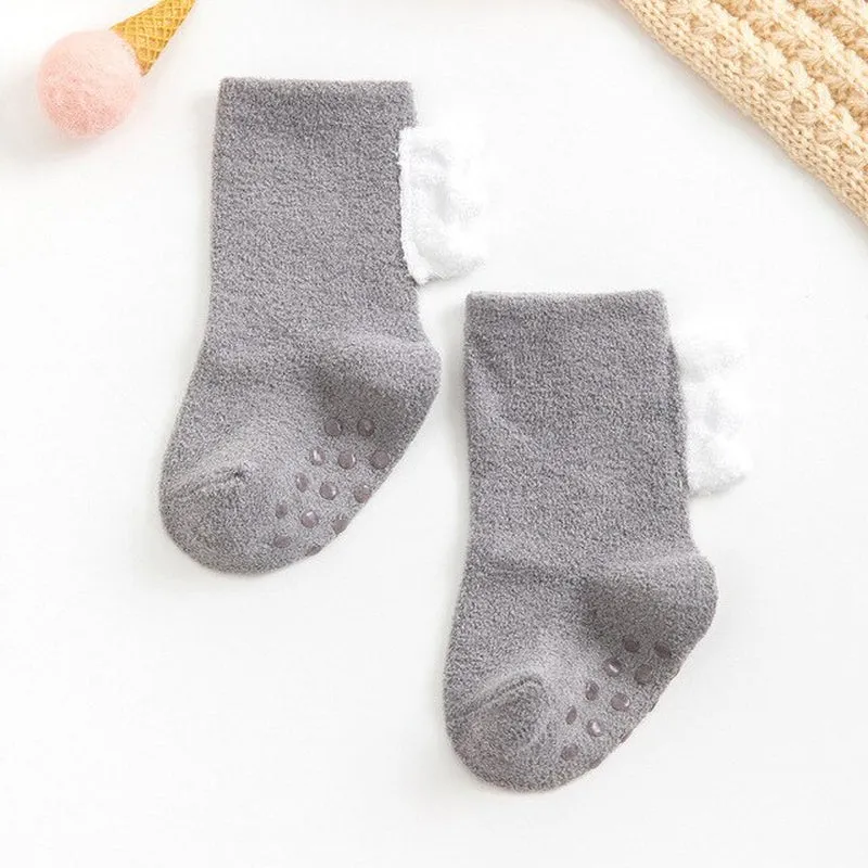 Fleece Cotton Dinosaur Socks
