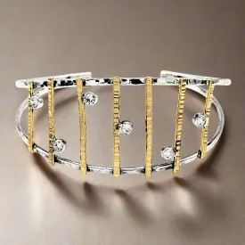 Golden Ladder Sparkle Cuff