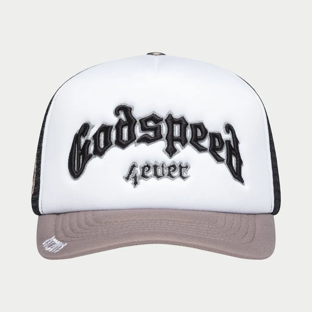GS Forever Foam Trucker Hat (Black/Grey) - GS4EVERBLKGRY
