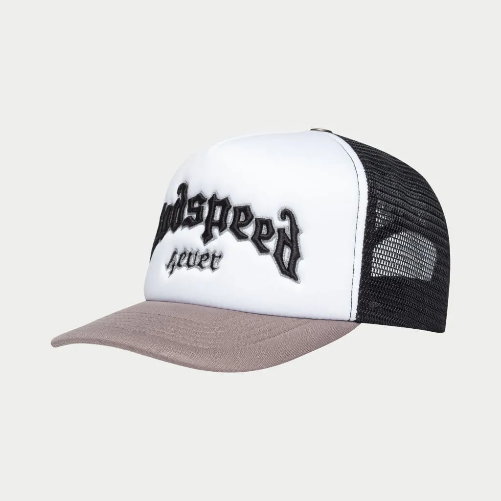 GS Forever Foam Trucker Hat (Black/Grey) - GS4EVERBLKGRY