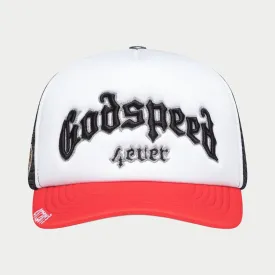 Gs Forever Foam Trucker Hat (Black/Red) - GO001CAPBLKRED