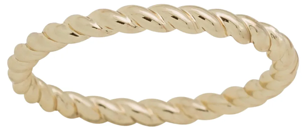 LAYRING16 [Size 6-9] Layers Ring, Rope Gold