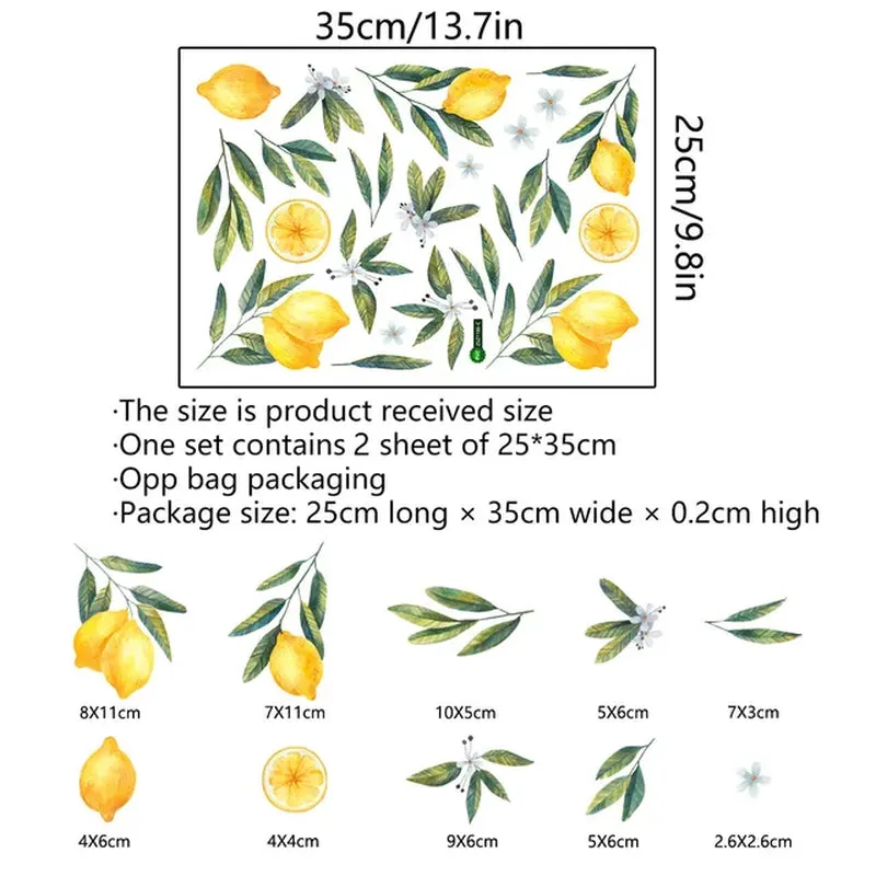 Lemon Wall Stickers