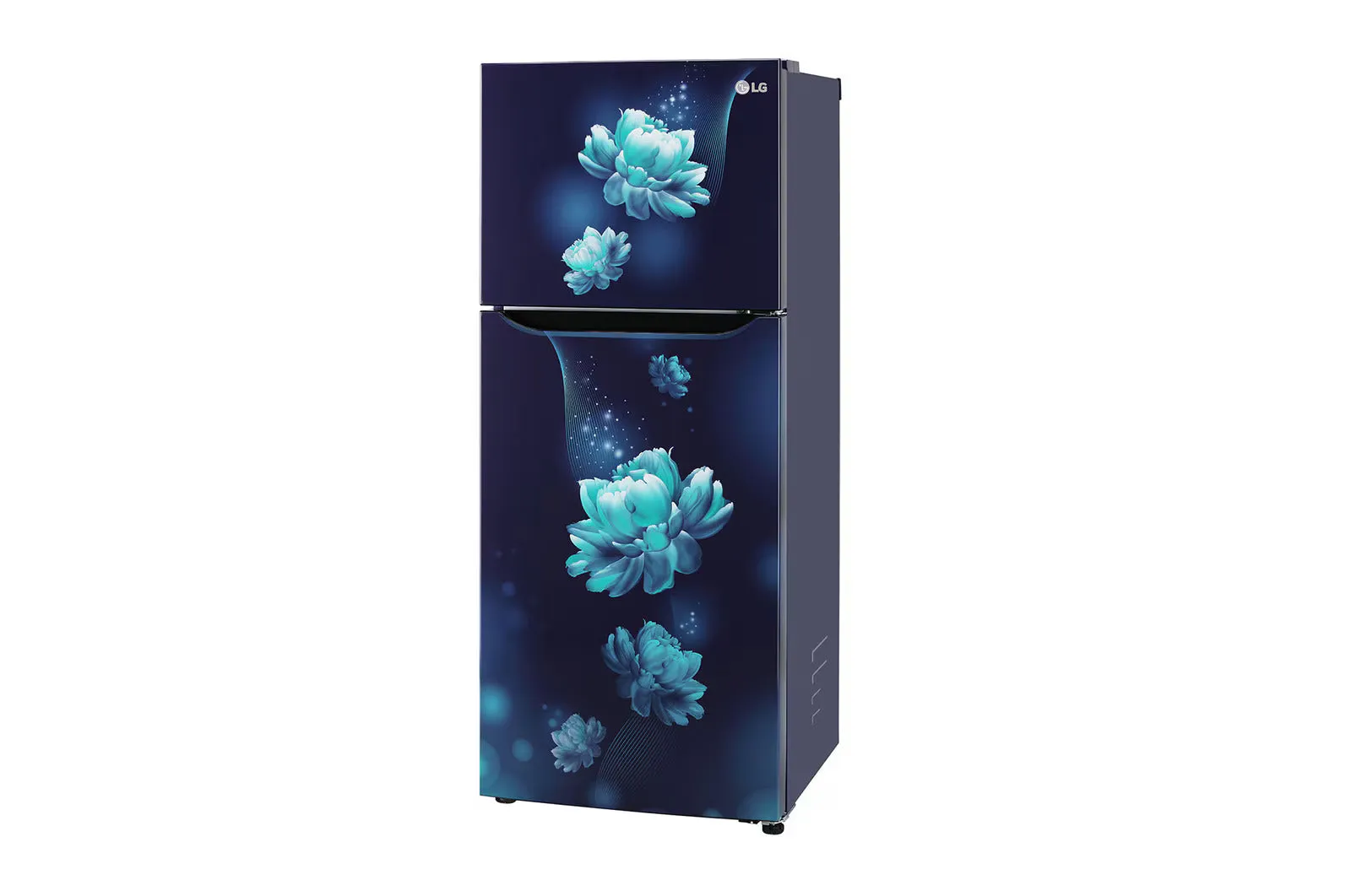 LG GL-N292BBCY 242L Double Door Refrigerator with Smart Inverter Compressor, Multi-Air Flow, Blue Charm, 2 Star