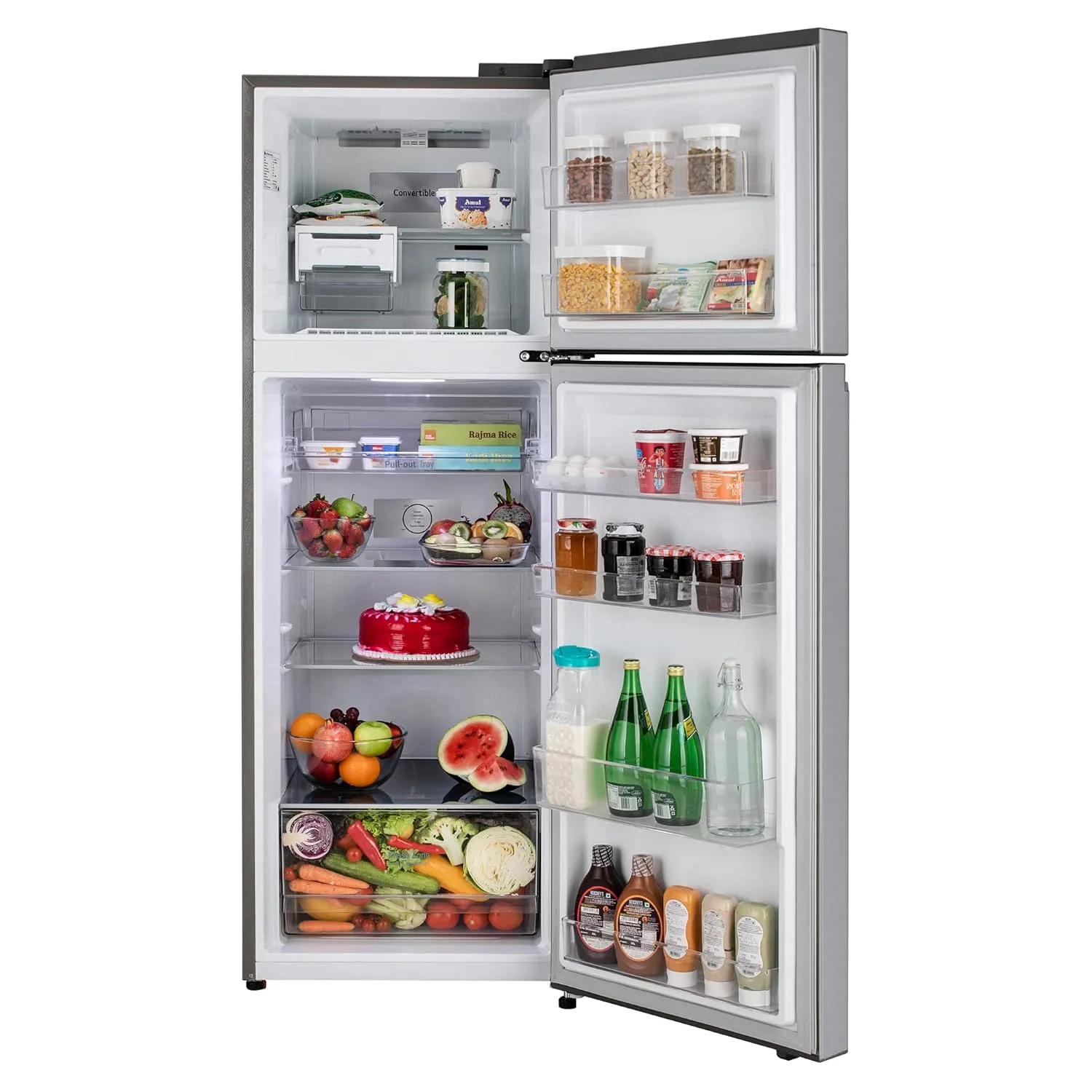 LG GL-N342SDSY 322 L 2 Star Smart Inverter Frost-Free Double Door Refrigerator ( Dazzle Steel )