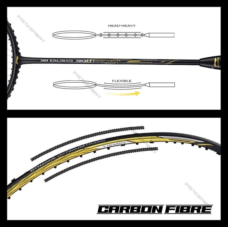 Li-Ning 3D Calibar 900 Instinct Badminton Racket