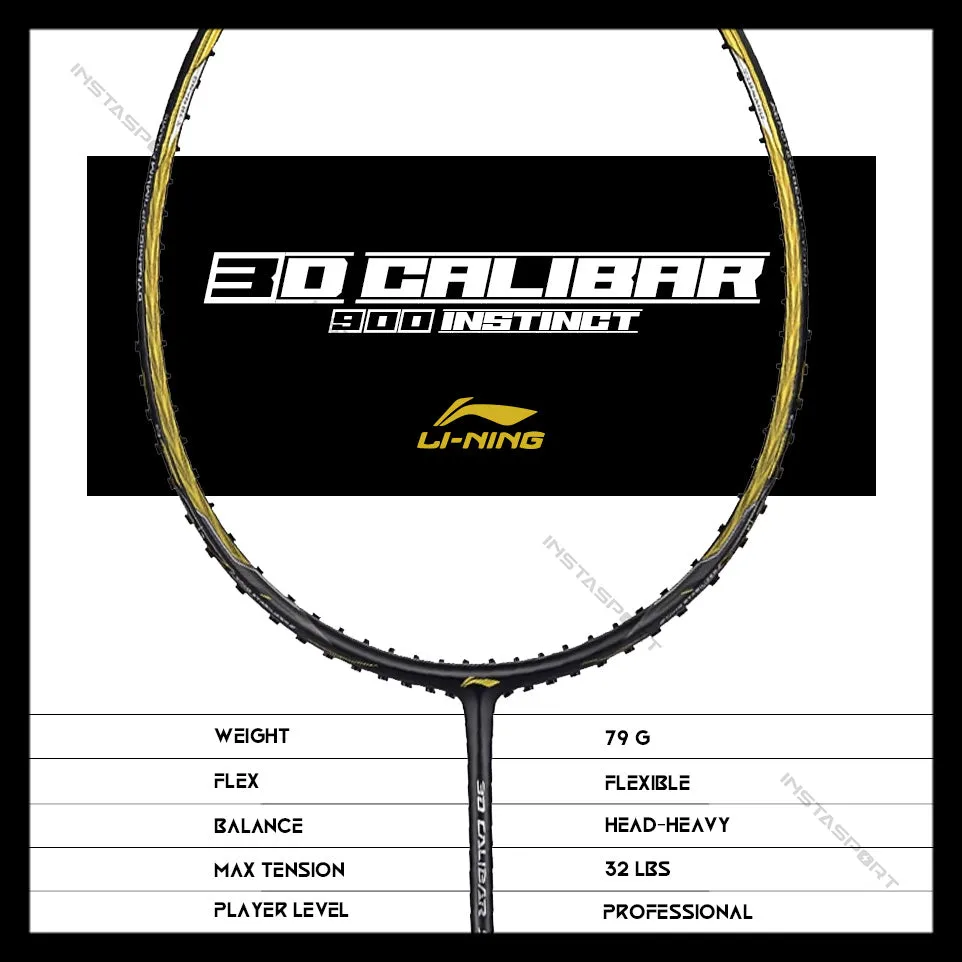 Li-Ning 3D Calibar 900 Instinct Badminton Racket