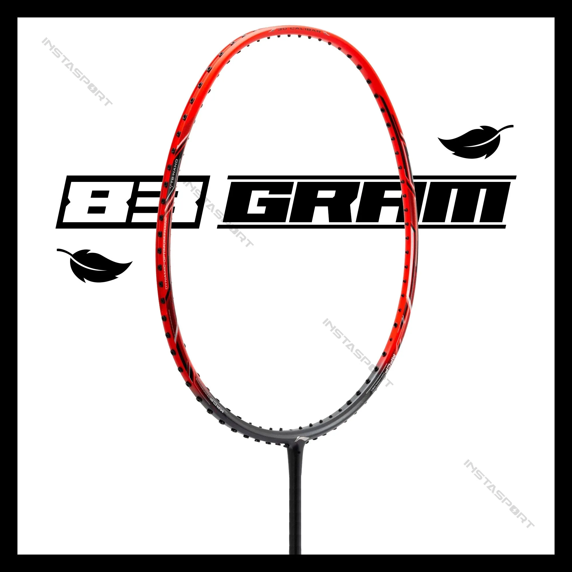 Li-Ning 3D CALIBAR X Boost (Dark Grey/Red) Badminton Racket