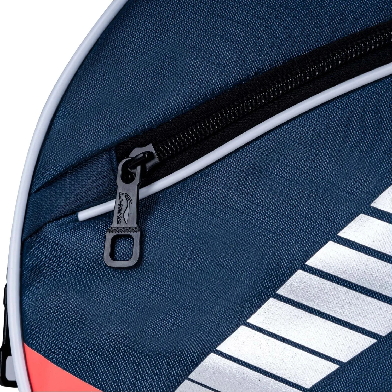 Li-Ning Triple Zipper Polyester Stripe Badminton Kit Bag