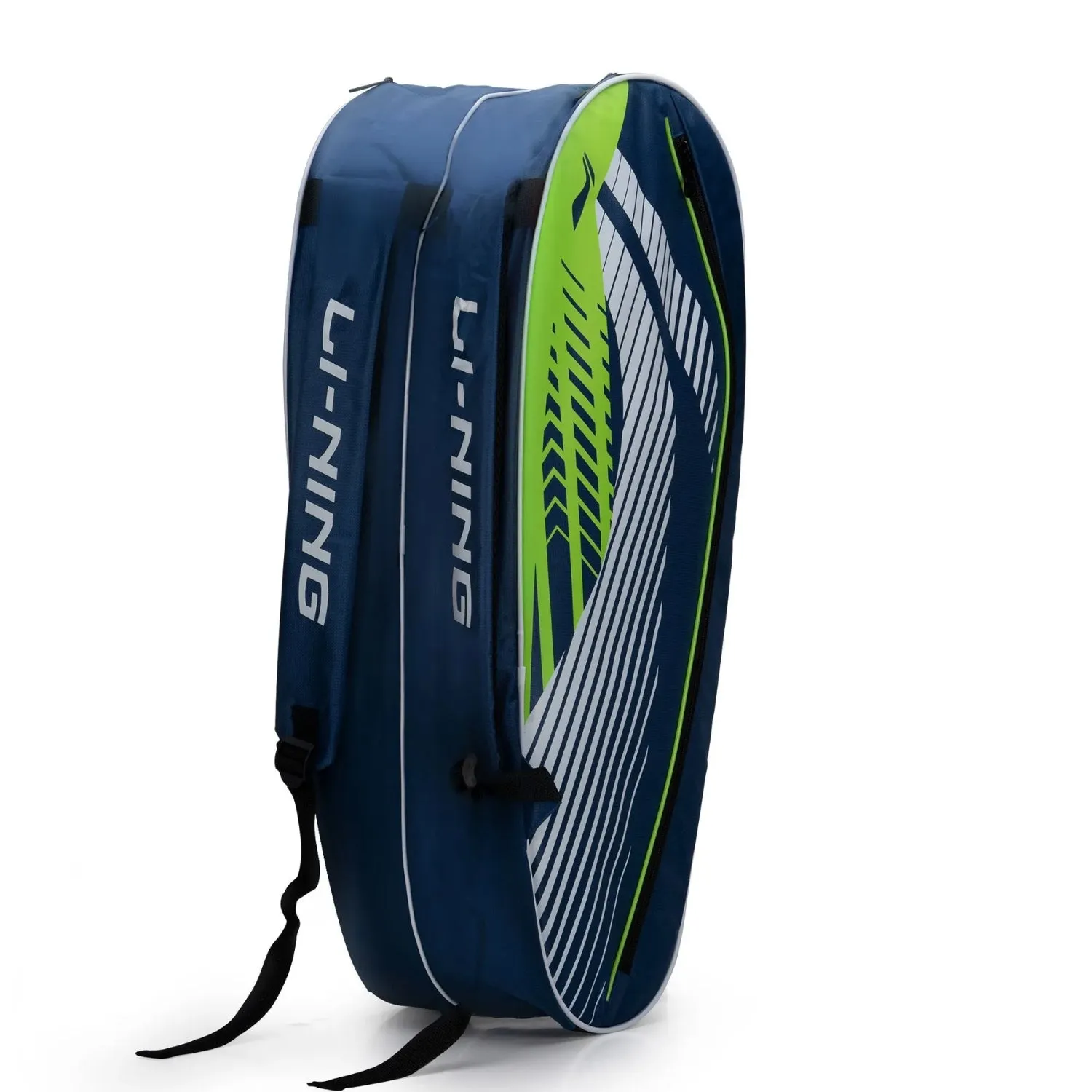 Li-Ning Triple Zipper Polyester Stripe Badminton Kit Bag