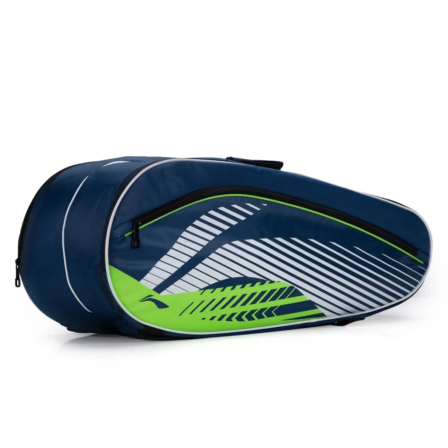 Li-Ning Triple Zipper Polyester Stripe Badminton Kit Bag