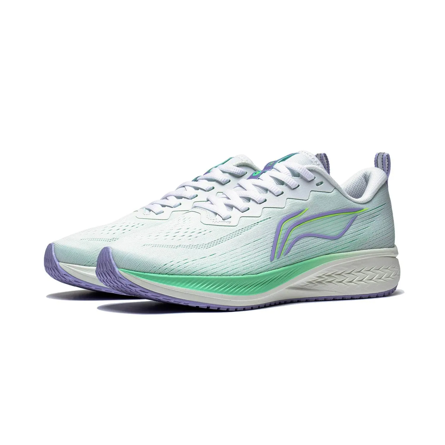 Li-Ning Women's Red Hare 6 White/ Neon Light Jade Green (ARMT016-13)