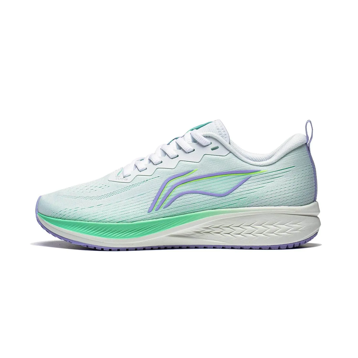 Li-Ning Women's Red Hare 6 White/ Neon Light Jade Green (ARMT016-13)