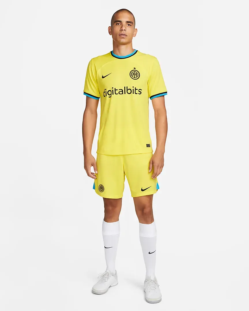 Maillot Third Inter Milan- Jaune/Noir/Bleu