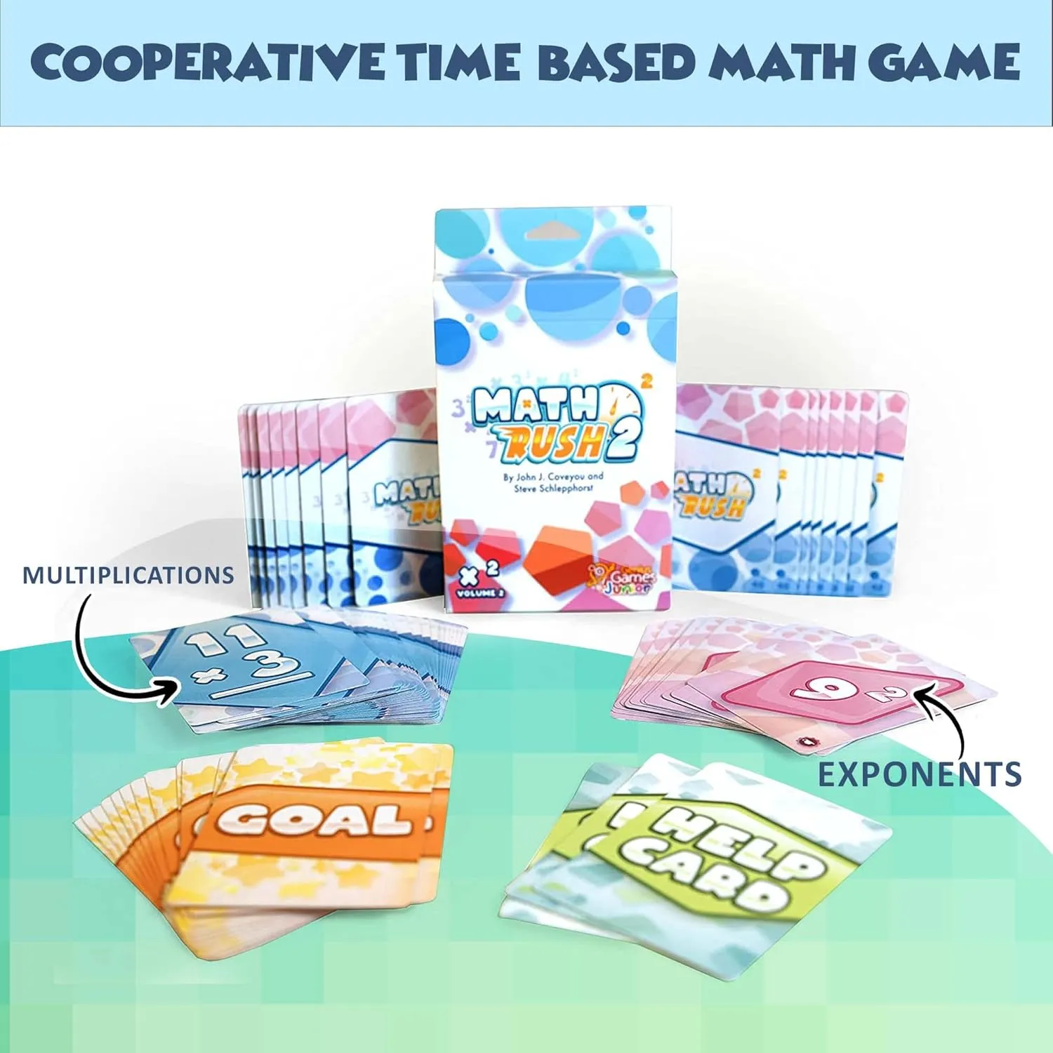 Math Rush 2: Multiplication & Exponents | A Cooperative Time-Based Educational Math Flash Card |STEM Game to Master Mental Math Skills