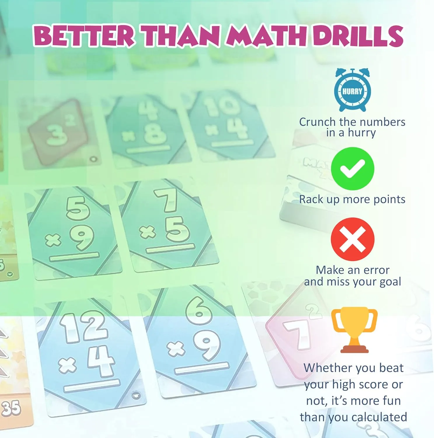 Math Rush 2: Multiplication & Exponents | A Cooperative Time-Based Educational Math Flash Card |STEM Game to Master Mental Math Skills