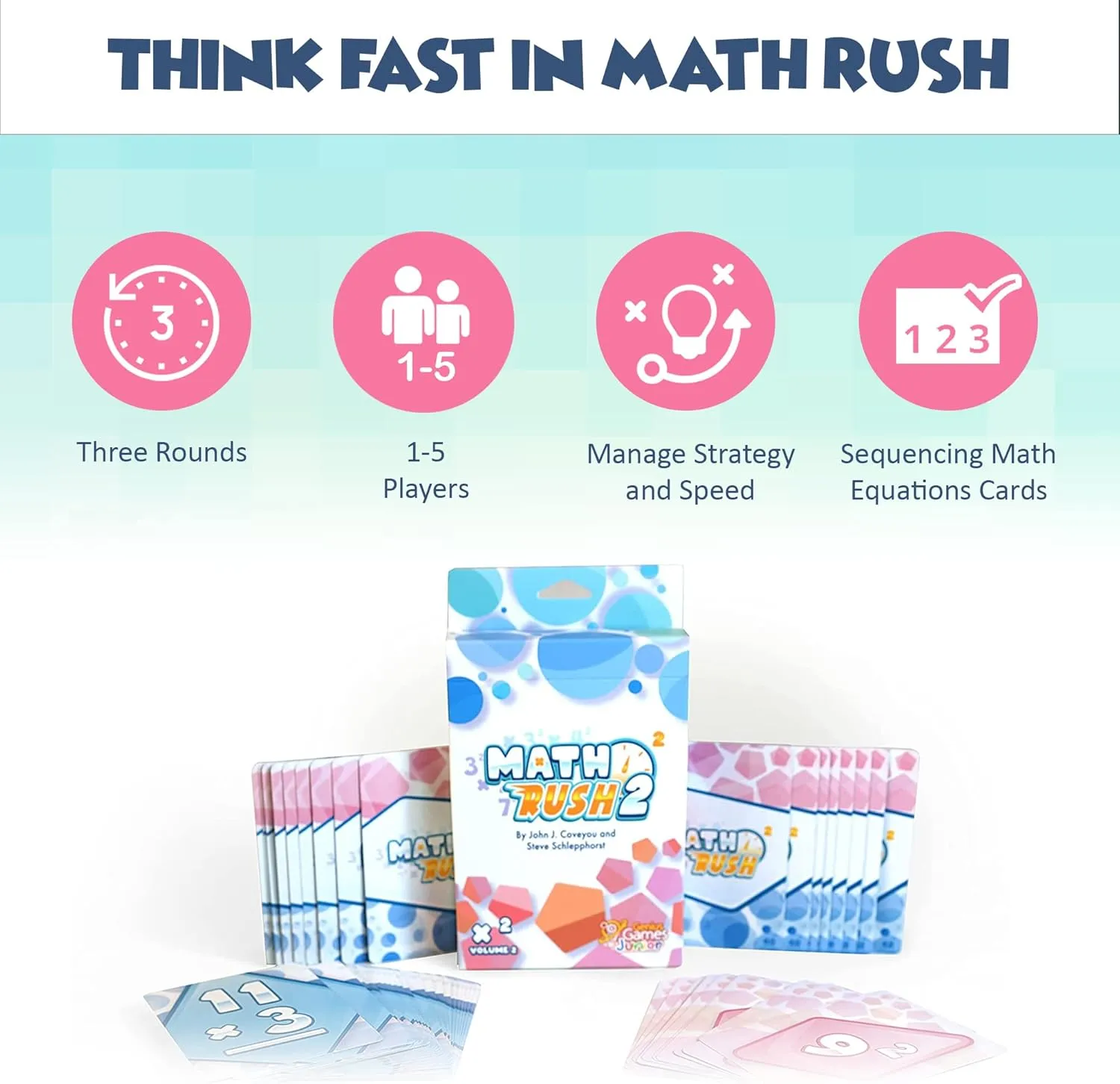 Math Rush 2: Multiplication & Exponents | A Cooperative Time-Based Educational Math Flash Card |STEM Game to Master Mental Math Skills