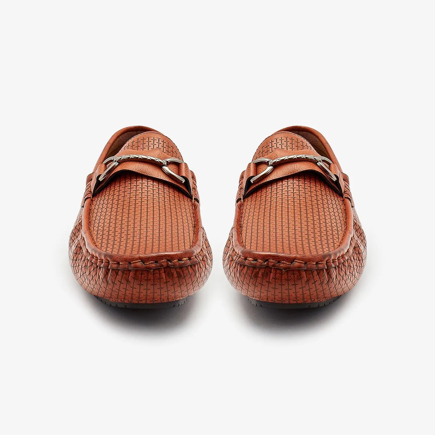 Mens Horsebit Buckle Loafers