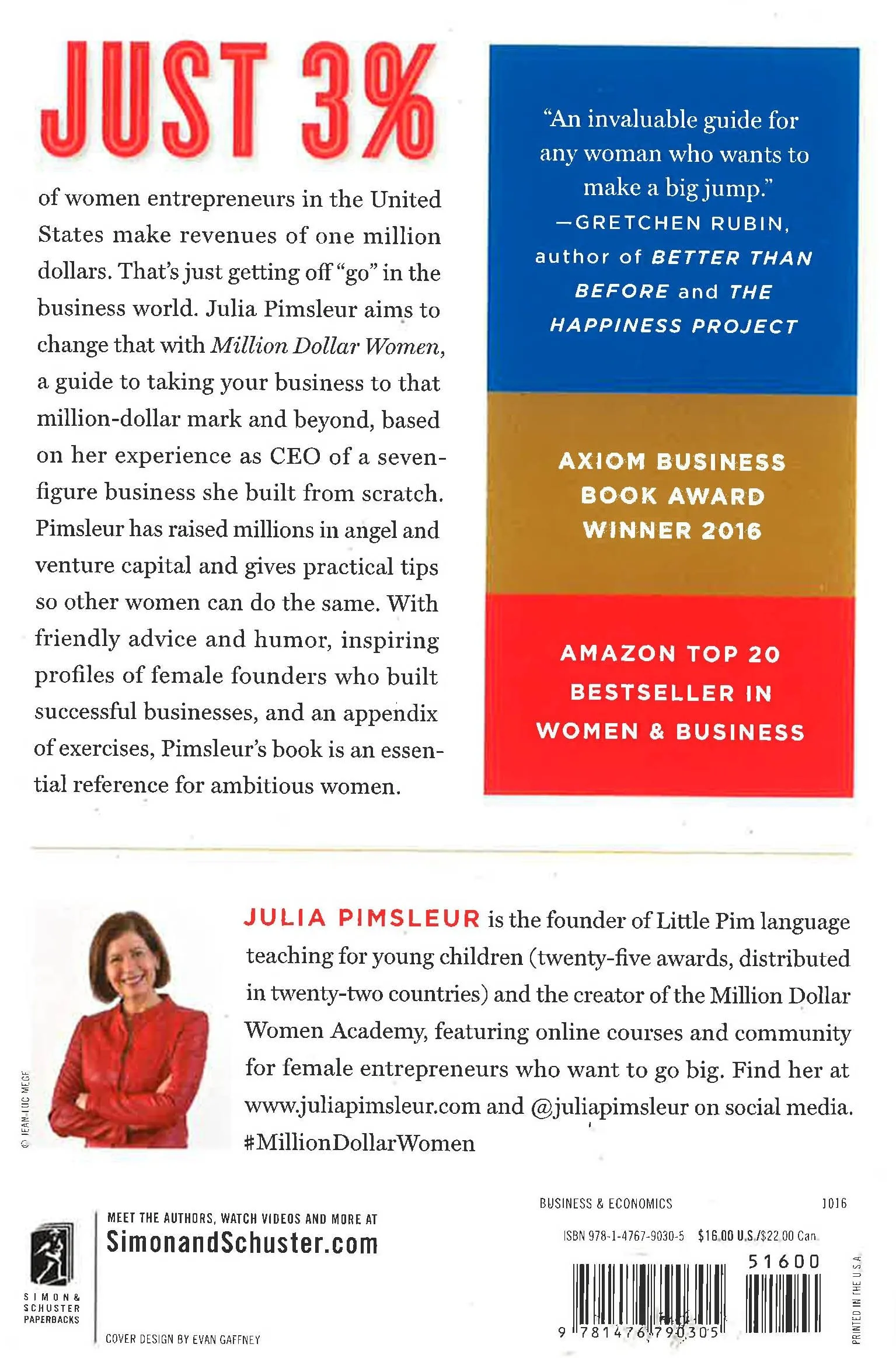 Million Dollar Women: The Essential Guide For Female Entrepreneurs Who Want To Go Big