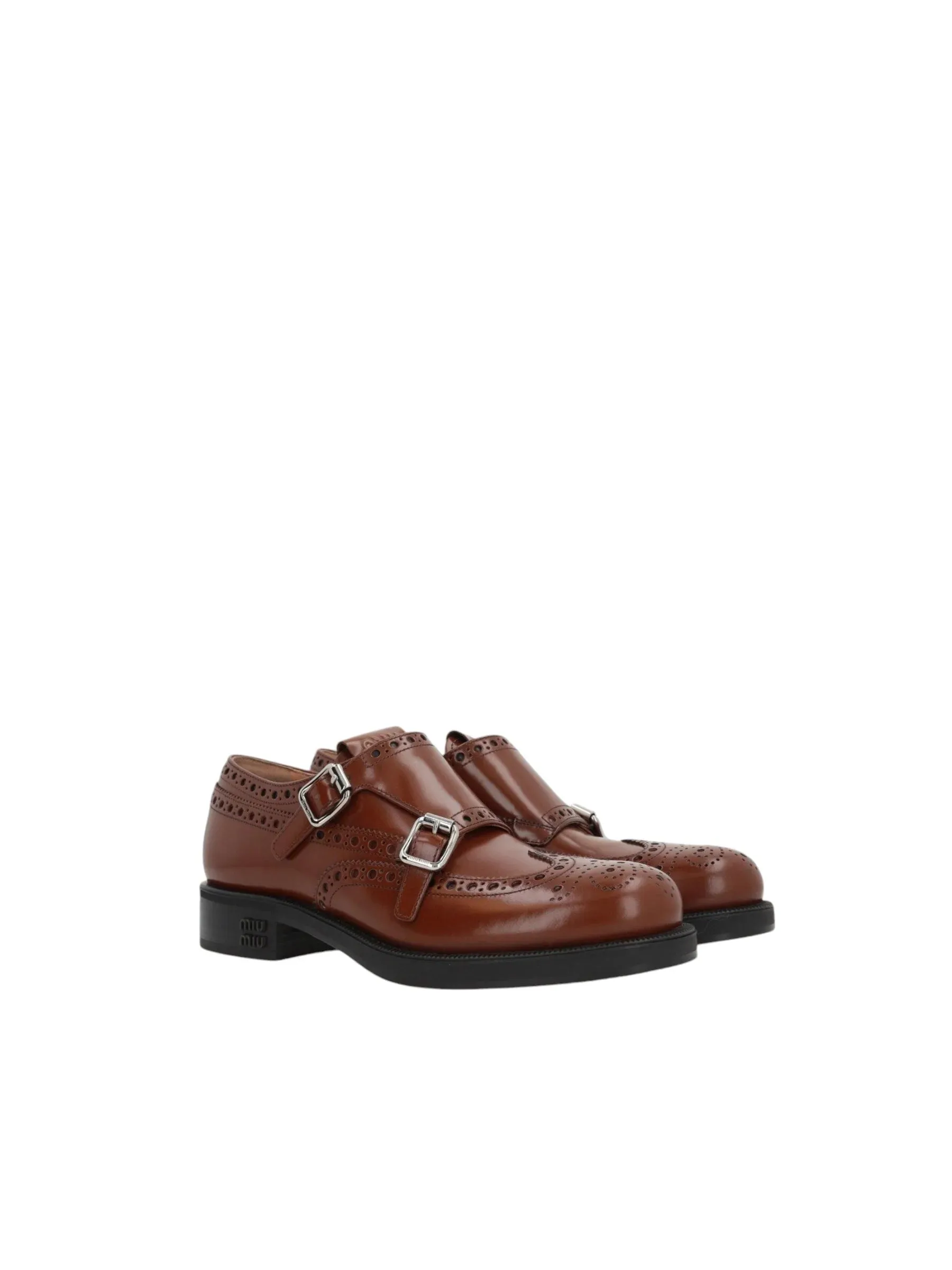 Monk Strap Leather Shoes